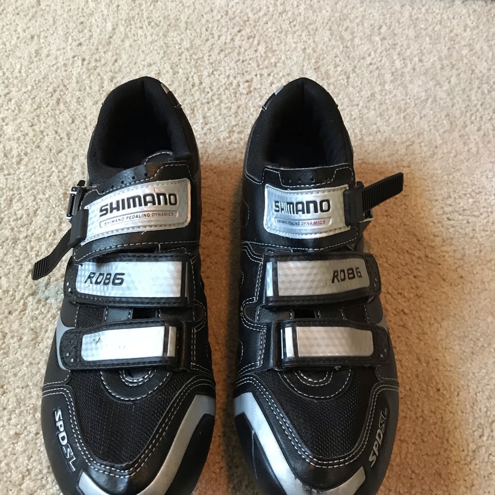 Shimano road bike shoes lightly used